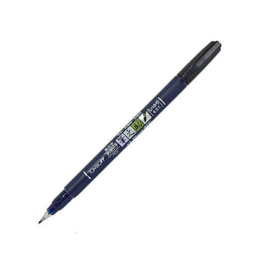 TomBow Fudenosuke Brush Pen - Black - Hard Tip