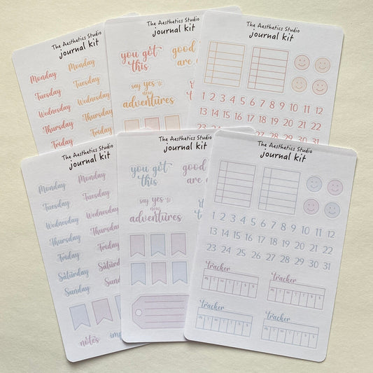 Bullet Journal Kit - 3 Full Size Sheets