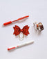 Red Glitter Bow Paperclip